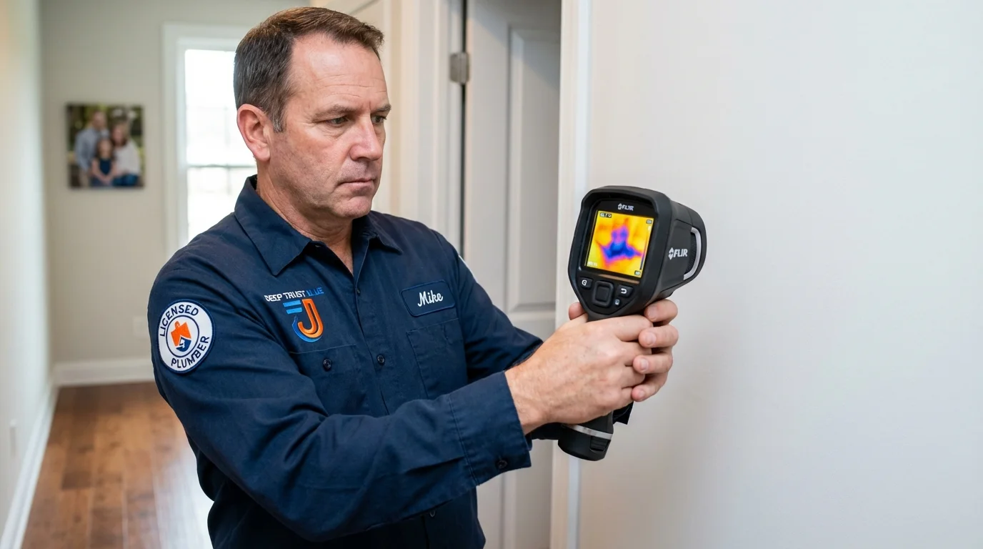 Thermal imaging leak detection by Johns Plumbing LLC in Lester Prairie